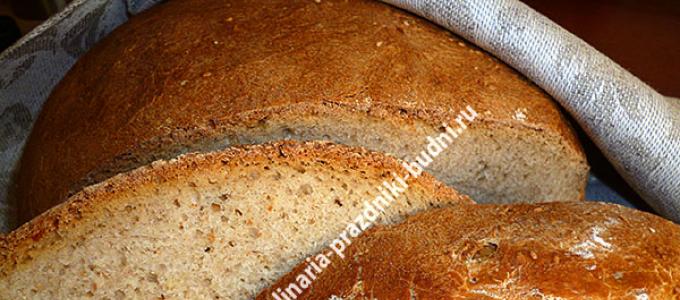 Домашний бездрожжевой ржаной хлеб — рецепт закваски
