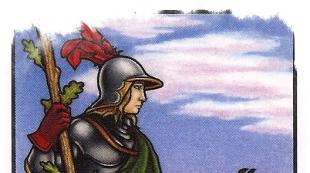 Knight of Wands Tarot ma'nosi