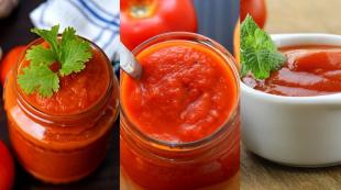 Uyda tayyorlangan pomidor ketchup